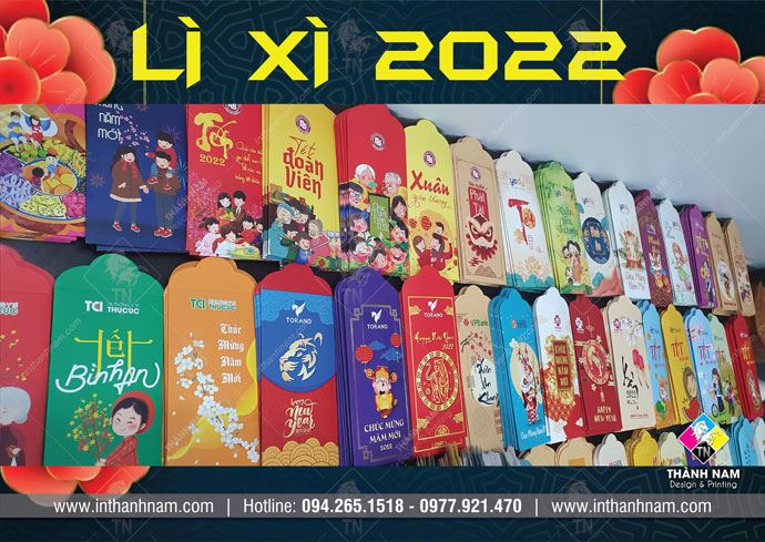100 mẫu Bao Lì xì tết đẹp nhất năm 2022