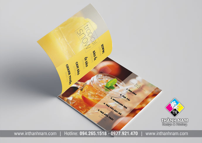 Thiết kế menu giá rẻ