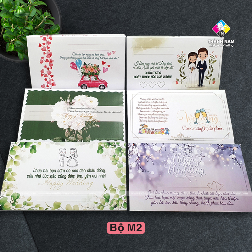 In phong bì mừng cưới giá rẻ