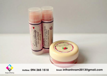 In nhãn dán son handmade tại hà nội